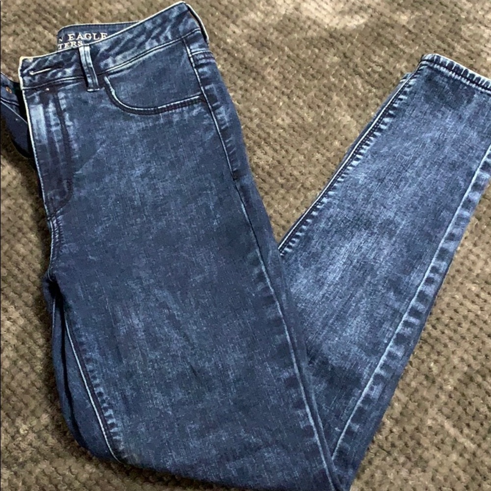 High rise jeans